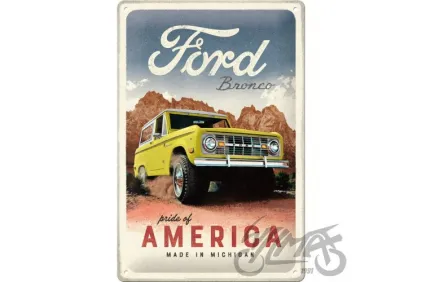 METALINĖ LENTELĖ 20x30 FORD BRONCO AMERICA 22367