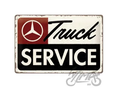 TIN SIGN 20x30 DAIMLER TRUCK 22380