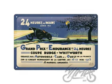 TIN SIGN 20x30 24h LE MANS FIRST 22396