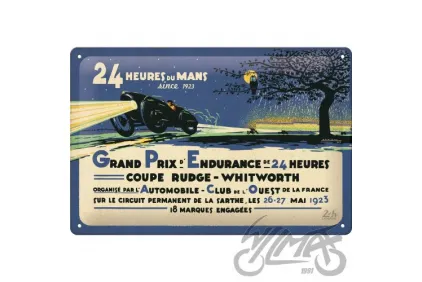 TIN SIGN 20x30 24h LE MANS FIRST 22396