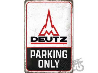 METALINĖ LENTELĖ 20x30 DEUTZ PARKING ONLY 22404