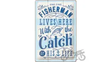 METALINĖ LENTELĖ 20x30 FISHERMAN CATCH 22417