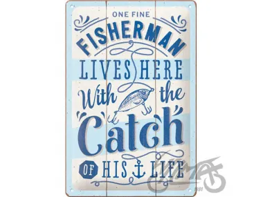 METALINĖ LENTELĖ 20x30 FISHERMAN CATCH 22417