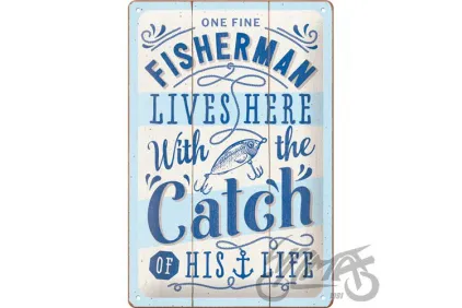 METALINĖ LENTELĖ 20x30 FISHERMAN CATCH 22417