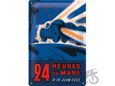 TIN SIGN 20x30 24h LE MANS RACING 22420