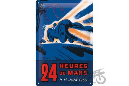 TIN SIGN 20x30 24h LE MANS RACING 22420