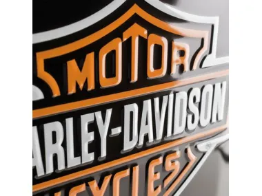 METALINIS ŽENKLAS 30X40 tinka Harley-Davidson motociklams 23130