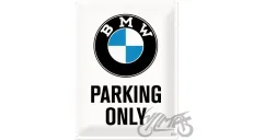 TIN SIGN 30X40 BMW PARKING 23200