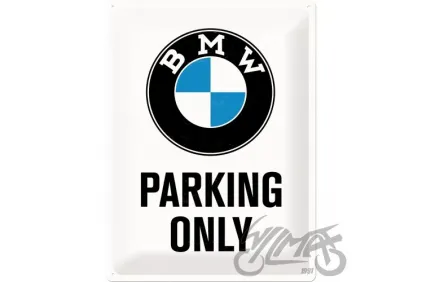 TIN SIGN 30X40 BMW PARKING 23200