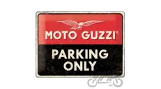 METALINĖ LENTELĖ 30x40 MOTO GUZZI PARKING ONLY 23261