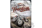 TIN SIGN 30x40 ROUTE 66 FREEDOM 23284
