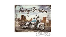TIN SIGN 30x40 30x40 HARLEY-DAVIDSON ROUTE 23291