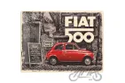 METALINĖ LENTELĖ 30x40 FIAT 500 RED CAR 23295