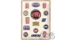 TIN SIGN 30x40 FIAT EVOLUTION 23297