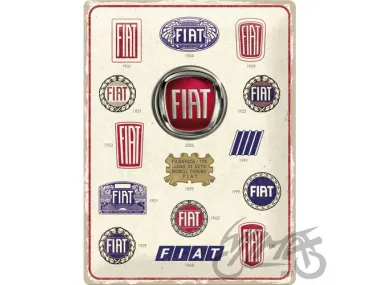 TIN SIGN 30x40 FIAT EVOLUTION 23297