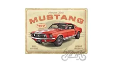 TIN SIGN 30x40 FORD MUSTANG GT RED 23298