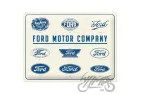 METALINĖ LENTELĖ 30x40 FORD LOGO EVOLUTION 23299