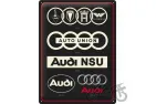 METALINĖ LENTELĖ 30x40 AUDI EVOLUTION 23306