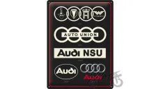METALINĖ LENTELĖ 30x40 AUDI EVOLUTION 23306