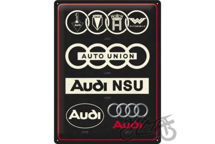 METALINĖ LENTELĖ 30x40 AUDI EVOLUTION 23306