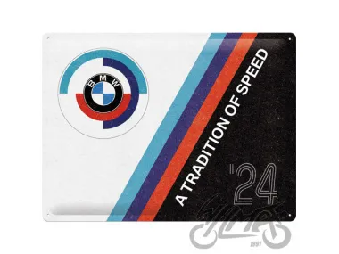TIN SIGN 30x40 BMW MOTOSPORT TRADIT 23312