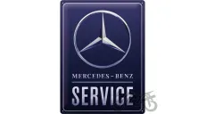 METALINĖ LENTELĖ 30x40 MERCEDES BENZ BLUE 23318