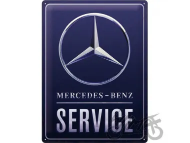 METALINĖ LENTELĖ 30x40 MERCEDES BENZ BLUE 23318