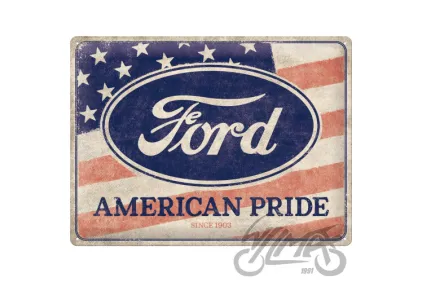 METALINĖ LENTELĖ 30x40 FORD AMERICAN FLAG 23319