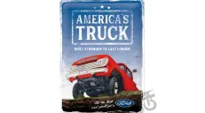 TIN SIGN 30x40 FORD AMERICA TRUCK 23320