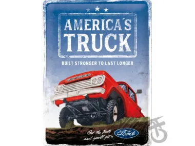 TIN SIGN 30x40 FORD AMERICA TRUCK 23320