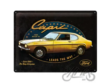 TIN SIGN 30x40 FORD CAPRI LEADS 23326