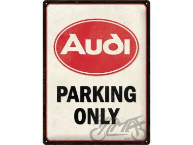 METALINĖ LENTELĖ 30x40 AUDI PARKING ONLY 23327