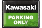 METALINĖ LENTELĖ 30x40 KAWASAKI PARKING ONLY 23331