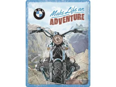 TIN SIGN 30x40 BMW MAKE LIFE 23333