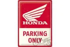 TIN SIGN 30x40 HONDA MC PARKING ONLY 23335