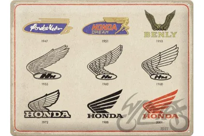 METALINĖ LENTELĖ 30x40 HONDA MC LOGO EVOLUTION 23336