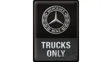 METALINĖ LENTELĖ 30x40 MERCEDES TRUCK ONLY 23337