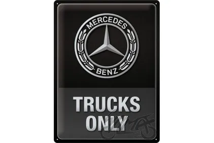 METALINĖ LENTELĖ 30x40 MERCEDES TRUCK ONLY 23337