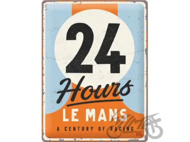 TIN SIGN 30x40 24h LE MANS A CENTURY 23345