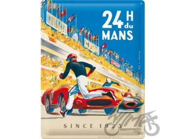 METALINĖ LENTELĖ 30x40 24h LE MANS POSTER 23346