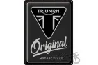 METALINĖ LENTELĖ 30x40 TRIUMPH ORIGINAL MOTO 23348