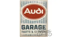 TIN SIGN 30x40 AUDI GARAGE 23349