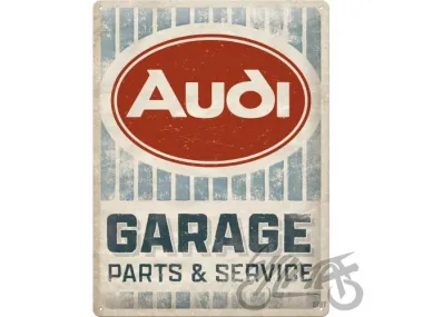 TIN SIGN 30x40 AUDI GARAGE 23349