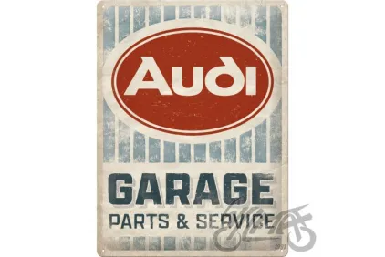 TIN SIGN 30x40 AUDI GARAGE 23349