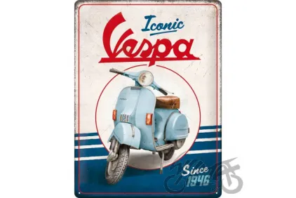 METALINĖ LENTELĖ 30x40 VESPA ICONIC SIN 1946 23354