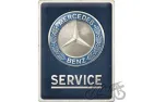 TIN SIGN 30x40 MERCEDES- BENZ EMBLEM 23357