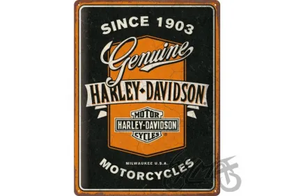 METALINĖ LENTELĖ 30x40 HARLEY-DAVIDSON RIBBO 23360
