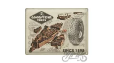 METALINĖ LENTELĖ 30x40 GOODYEAR FACTORIES 23361