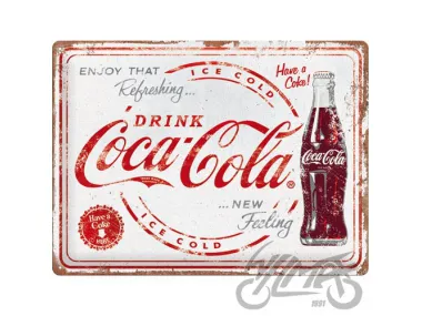 METALINĖ LENTELĖ 30x40 COCA-COLA REFRESHING 23370