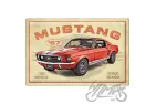 METALINĖ LENTELĖ 40x60 FORD MUSTANG GT RED 24017